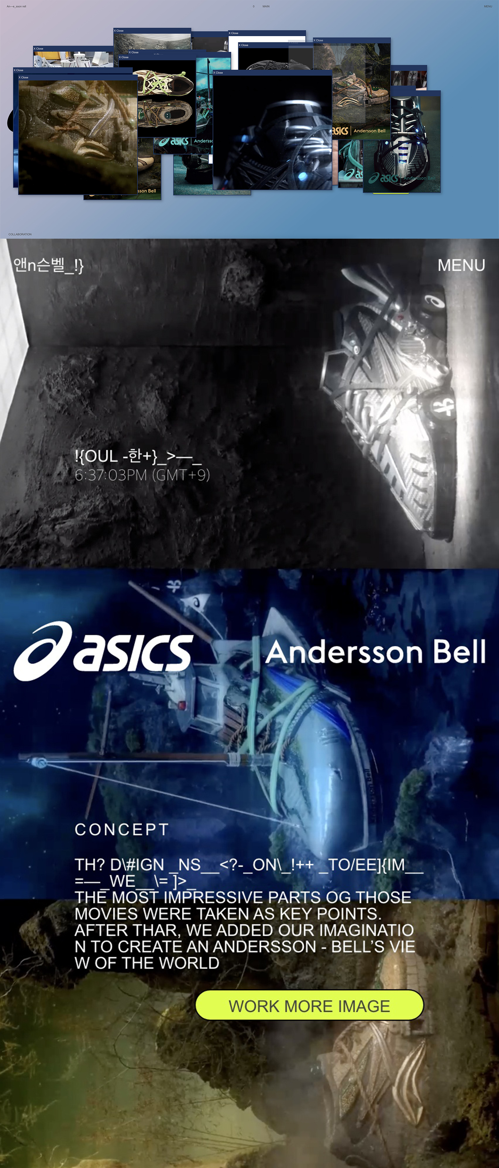 Andersson Bell X Asics